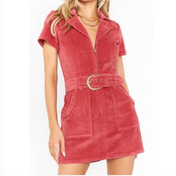 Show Me Your MuMu Coral Mini Dress - Picture 1 of 15